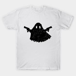 Ghost with a gun (black version) T-Shirt